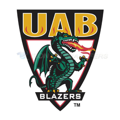 UAB Blazers Iron-on Stickers (Heat Transfers)NO.6634